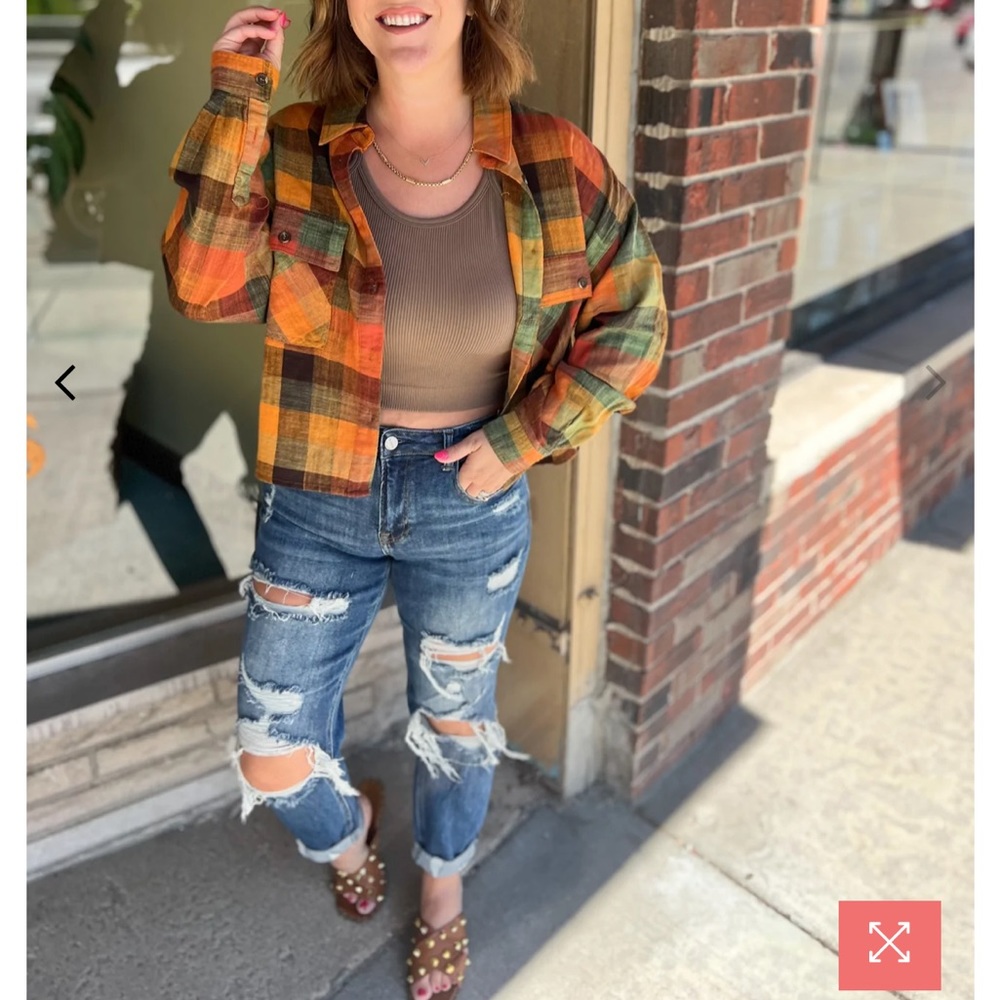 Risen brand boyfriend jeans